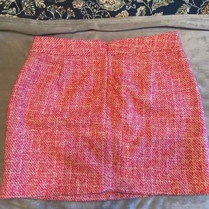 Banana Republic Pink Tweed Skirt NWT, Size 14